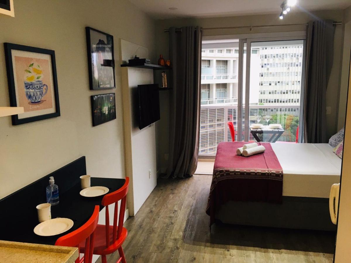 Studio Charmoso Com Terraco E Vista! São Paulo Exterior photo